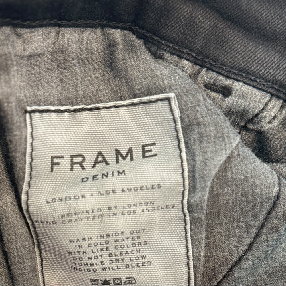 Frame Le Color Ripped Black Skinny‎ Jean | 24 - Picture 11 of 12